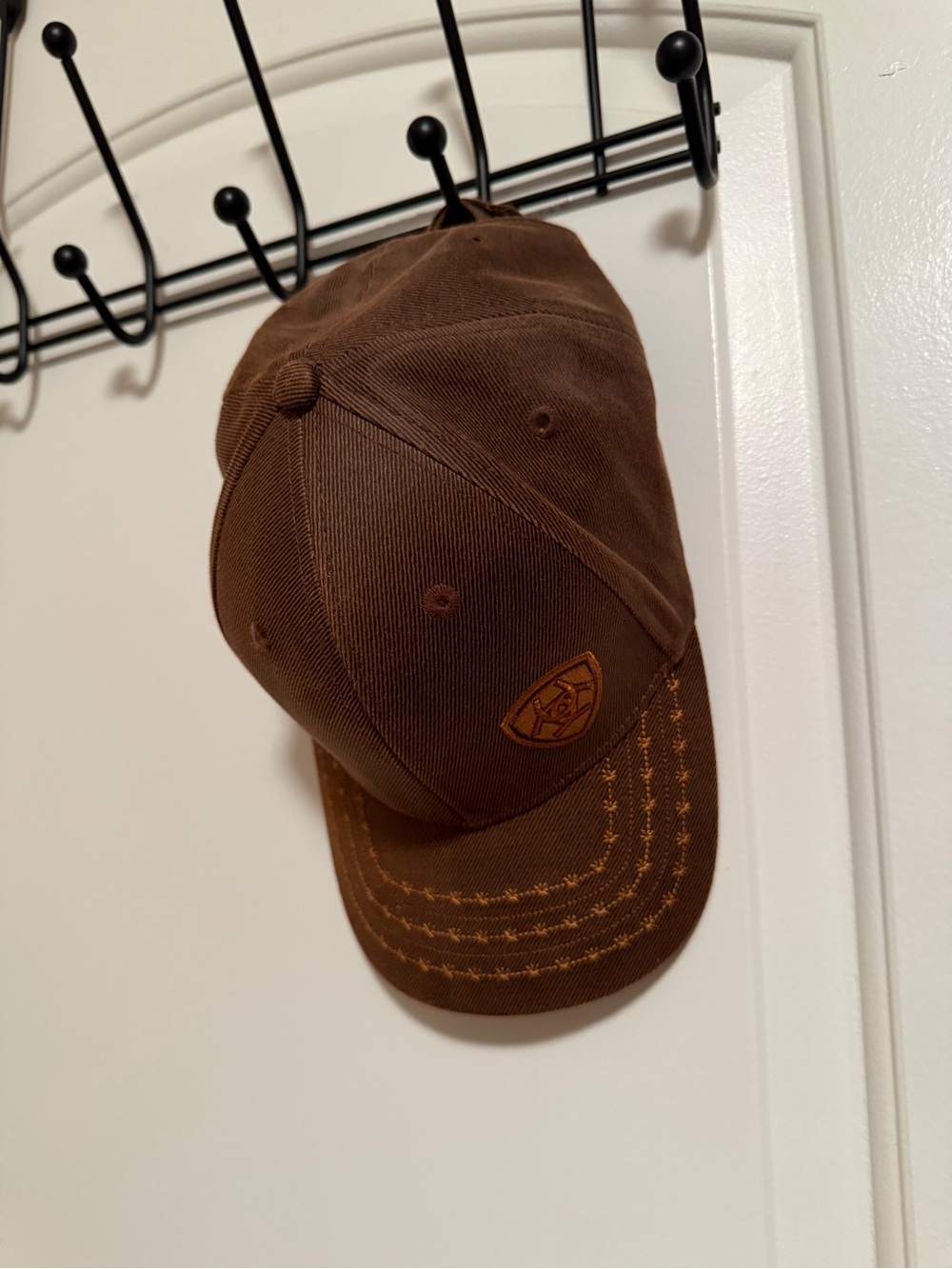 Ariat Brown Embroidered Logo Baseball Cap